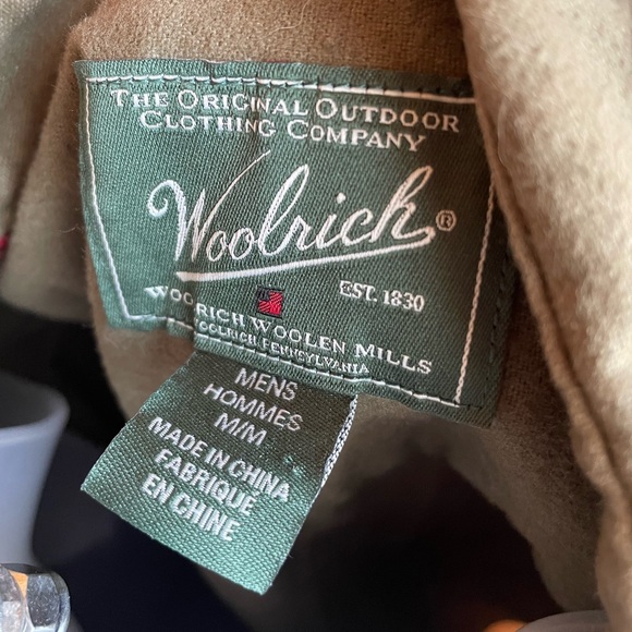 Men’s heavy duty 100% cotton Woolrich flannel button up - Picture 6 of 6